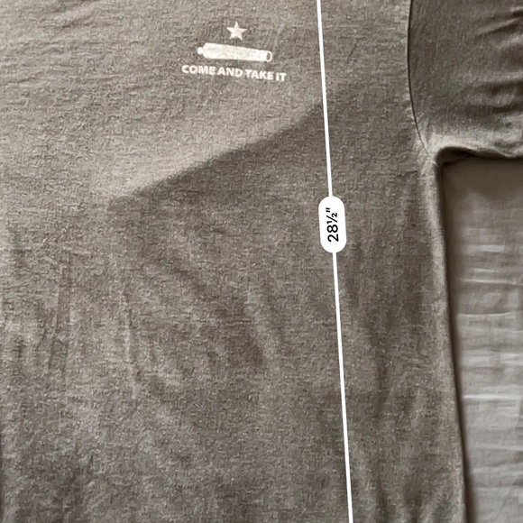 XL gray “Come And Take It” short sleeve tshirt - Picture 4 of 4
